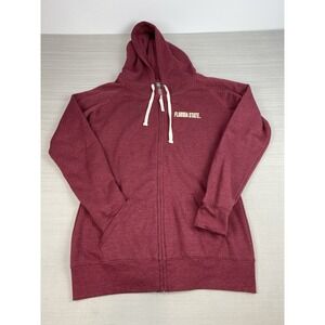 Florida‎ State Seminoles Zip Up Sweatshirt Hoodie FSU Logo Stadium Athletics